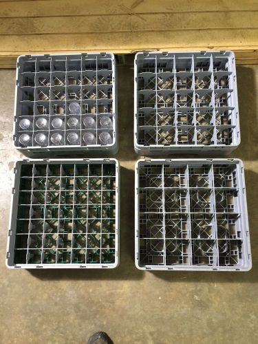 CAMBRO Commercial Dishwasher Rack - MIXED LOT OF 46 Racks + 200 Cups