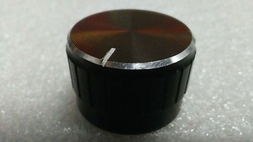 26x17mm Black Volume Control Rotary Knobs Knurled Shaft Potentiometer Free S/H