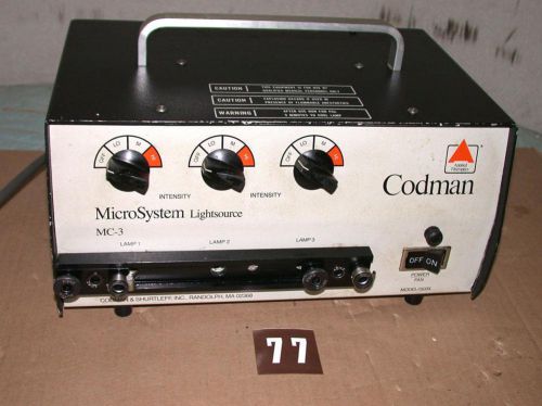 Codman MC-3 model 1503X Microsystem Lightsource  Free S&amp;H