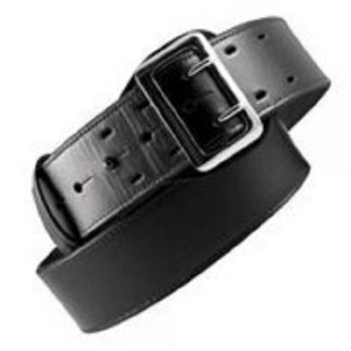 Boston leather 6501-2-36 black hi-gloss lined 2.25&#034; sam browne duty belt - 36&#034; for sale