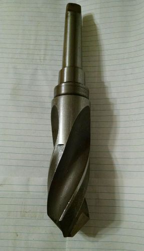 1.65&#034; Diameter Drill, #3 MT Shank, 5&#034; flute length, 3 flute, fresh sharp