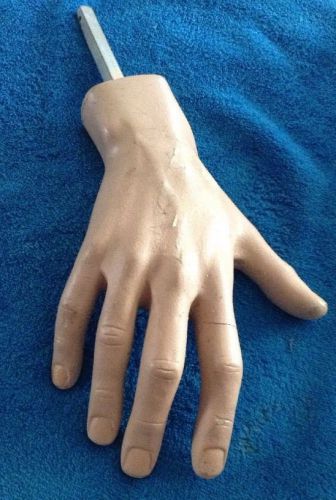 Vintage male right mannequin hand decter??? zombie display model shop display for sale