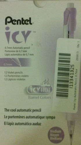 Pentel icy mechanical pencil with 0.7mm lead, 12 pks for sale