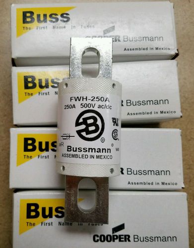 *New* Cooper Bussmann FWH-250A 500V ac/dc  semiconductor Fuse *set of 4*