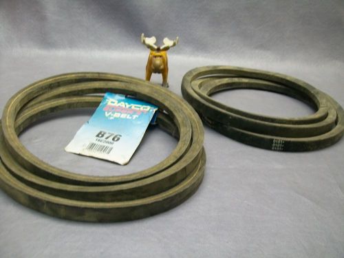 V- Belt B76 Dayco Lot of 2