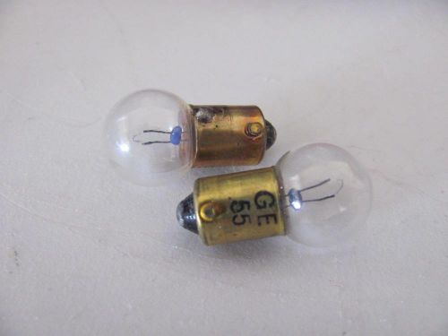 Matched pair of GE 55 miniature light bulbs for B&amp;K 747 tube tester