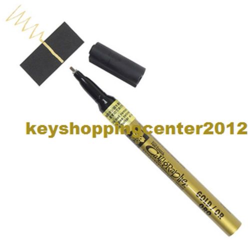 SAKURA XPSK-C-51 (1.8mm color Gold) Calligraphy Pens (12 pieces pack)