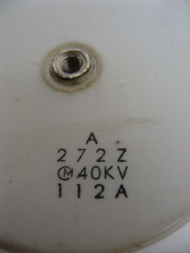 2700pf 40KV Ceramic Door Knob High-Voltage Capacitor - Tesla Coil