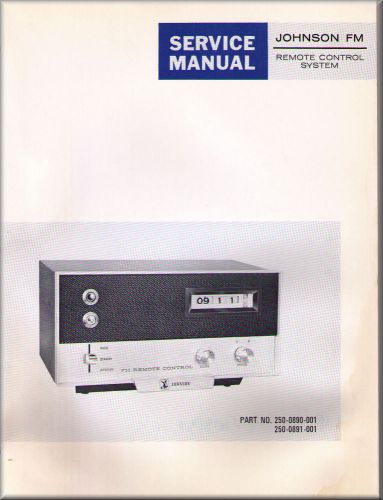 Johnson Service Manual REMOTE CONTROL SYSTEM