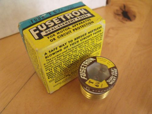 Fusetron Dual-Element Fuses EIGHT T6 1/4 for motor or circut protection 7062