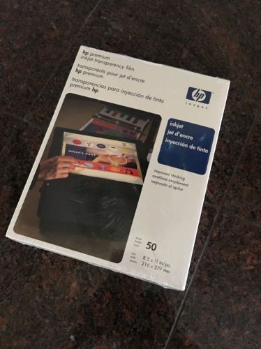 Sealed Box 50 Sheets HP C3834A Premium Inkjet Transparency Film Made In Italy