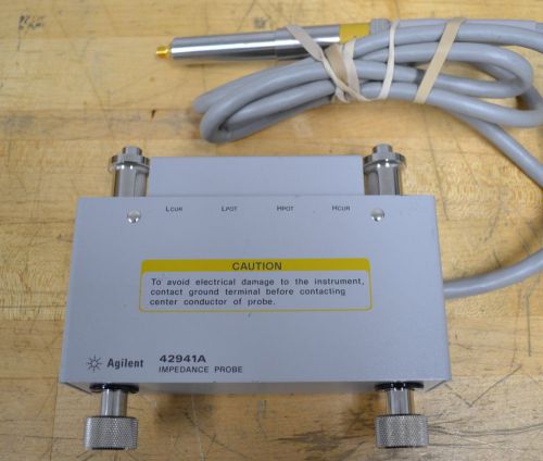 Agilent keysight 42941a impedance probe 40hz to 110mhz for 4294a, good, no accys for sale
