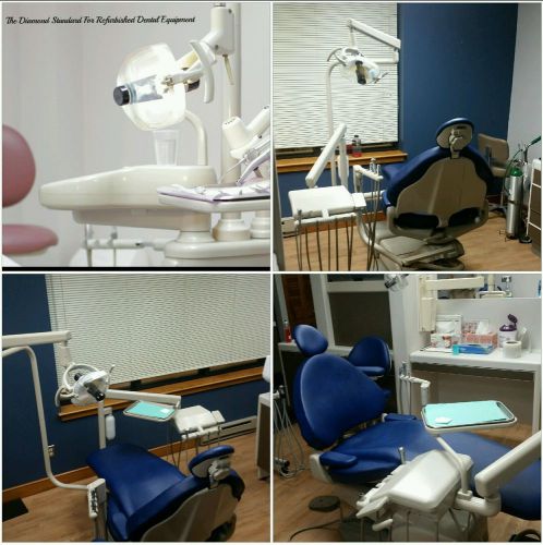 Adec 1040 Dental Chair Radius Package,  With 18 Month Warranty, New Upholstery!