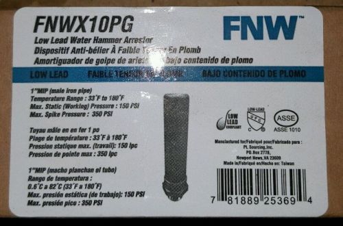 Brand New FNW  Water Hammer  arrestor 1-Inch 8-3/16-Inch Length