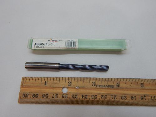 6.3 mm carbide drill with coolant holes a3385tf walter titex for sale