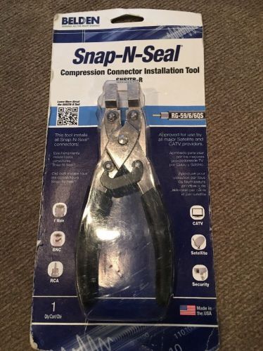 Belden Snap-N-Seal Compression Connector Installation Tool SNSITB-R New
