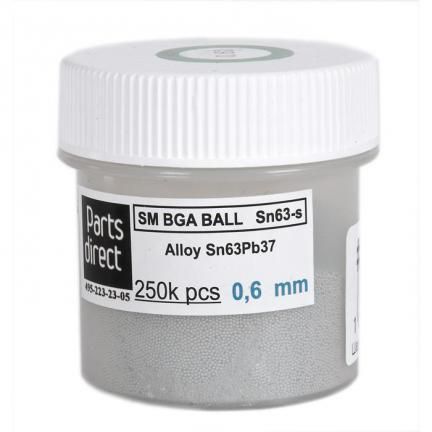 Solder balls for BGA 0.6mm 250k, Leaded