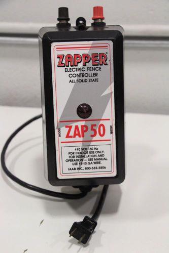 Zapper Zap50 110V Electric Livestock Cattle Horse Safety Controller Solid State