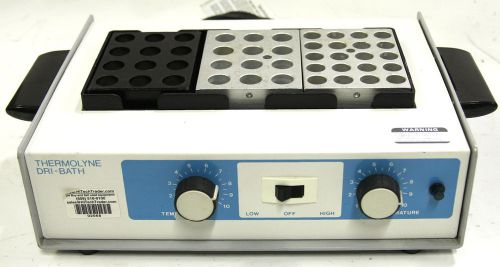 Thermolyne DB28125 Analog 3-Block Dri-Bath Incubator Heater 02068