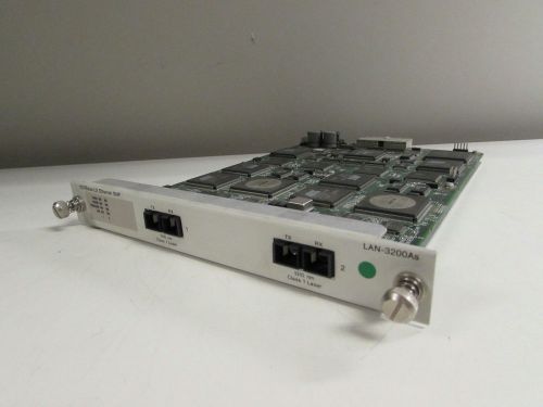 Spirent SmartBits LAN-3200As (2 port, 1000Base-LX Gigabit Smartmodules mode)
