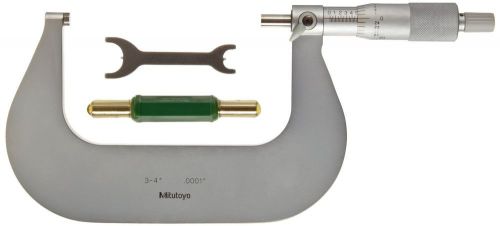 Mitutoyo 101-120 Outside Micrometer 3-4&#034;, 0.0001&#034;