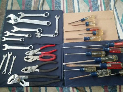 junk drawer wrenches craftsman screwdriver pliers lot