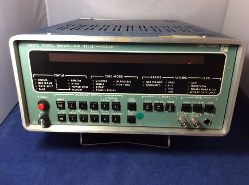 Vintage Tau-Tron S5200D Digital Transmission Test Set Receiver