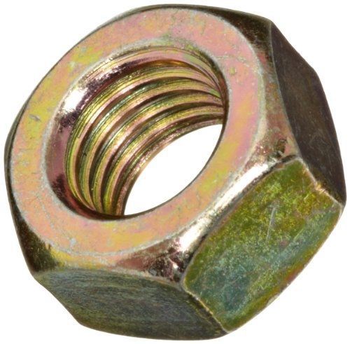 Small Parts Brass Hex Nut, Plain Finish, DIN 934, Metric, M5-0.8 Thread Size, 8