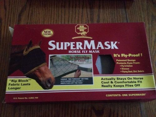 SuperMask Horse Fly Mask For Yearling Standardbred