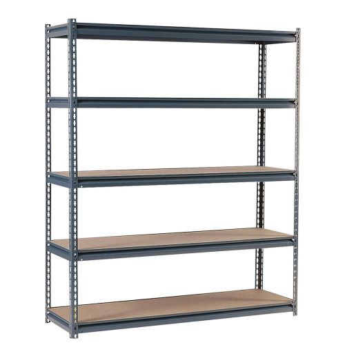 Heavy duty 16-gauge boltless steel shelving 72&#034;wx36&#034;d x 72&#034;h commercial ab520592 for sale