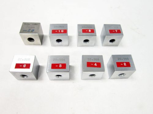Lot of eight 20.988mm gage block 20.988 millimeters gauge for sale