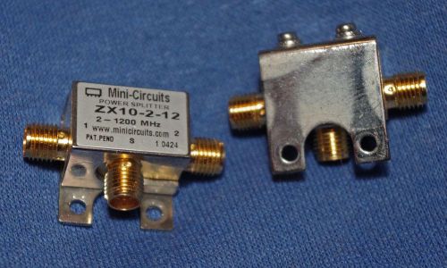 (2) Mini-Circuits  ZX10-2-12 1200Mhz SMA power splitters