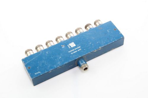 TRM POWER DIVIDER MODEL DL 806F-4/N 1 TO 8 5-500MHz N TYPE