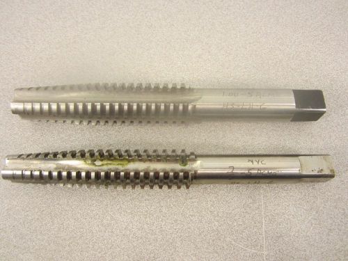 Everard  acme  7/8&#034;-5 and 1&#034;-5   left hand taps   qt. 2   used for sale