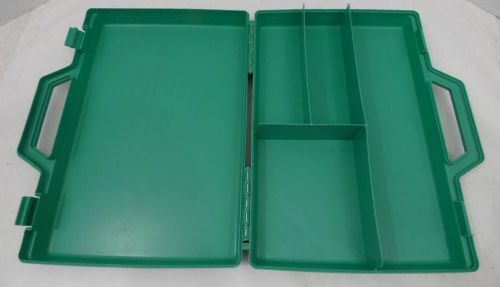 NEWELL OFFICE TEAL GREEN PLASTIC STORAGE BOX CRAFT SCHOOL SUPPLY CASE
