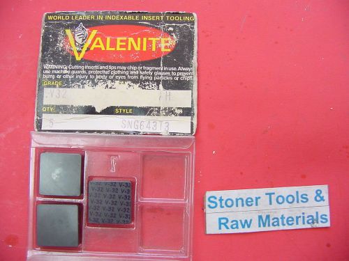 3 pieces valenite sng 643 t3 v32 ceramic inserts usa new for sale