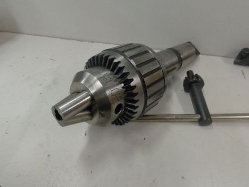JACOBS 20N SUPER DRILL CHUCK WITH 5MT SHANK 3/8&#034; - 1&#034; CAPACITY   STK 8889