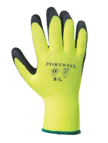 Portwest high viz grip safety work glove, 2 pair, xl size for sale