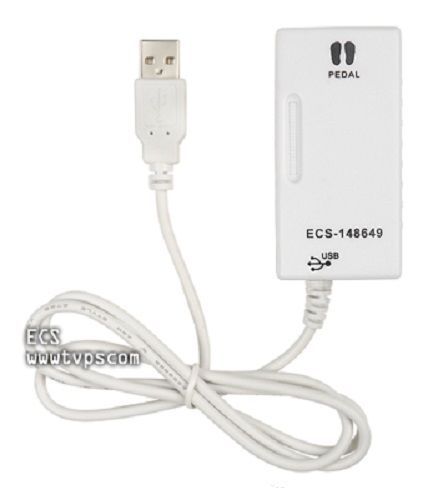 ECS 148649 USB Transcription Foot Pedal Adapter - New