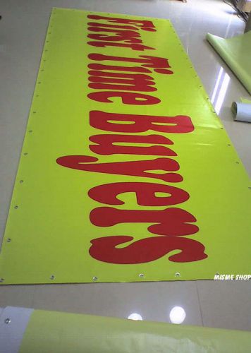Custom 2ft x 10ft vinyl indoor &amp; outdoor banner for sale