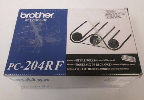 Brother PC-204RF 4 Pack Thrm Refill PC204RF AA62113 Brand New