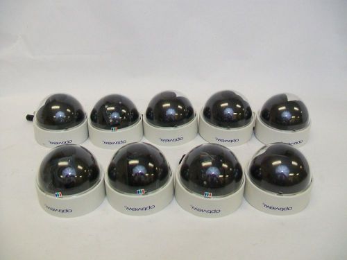 Lot of 9 optiview prodome dome camera, color 1/3&#034; sharp ccd for sale