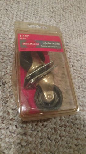 Faultless Light Duty Casters 1-5 /8&#034; 41 mm 2 Pack
