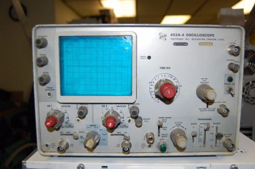 Vintage Tektronix 453A-4 Oscilloscope 60MHz Operable good for computer work