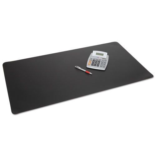 Rhinolin ii desk pad with microban, 24 x 17, black for sale