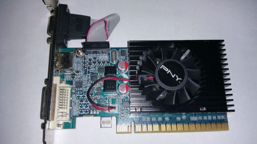 PNY NVIDIA GeForce (VCGGT610XPB) 1 GB DDR3 SDRAM PCI Express 2.0 Video Card
