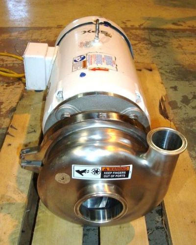 Waukesha Cherry Burrell SPX 15hp Centrifugal Pump Stainless Steel Sanitary