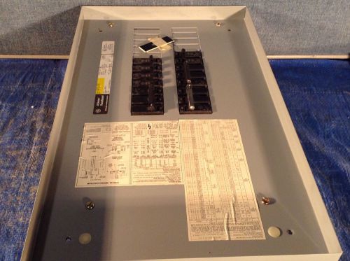 GE Series A Panel Board Loaded 125A 3 Phase 4 Wire 208Y/120V