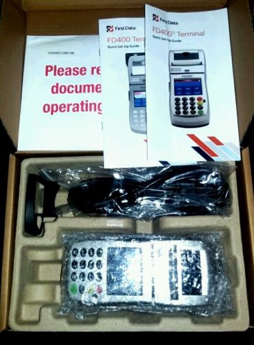 First Data FD400Ti GPRS Wireless Credit Card Machine New In Box (MSRP $659.99)