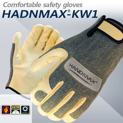 HANDMAX KW1 /Welding glove, goatskin, construction, camping,cut resistance